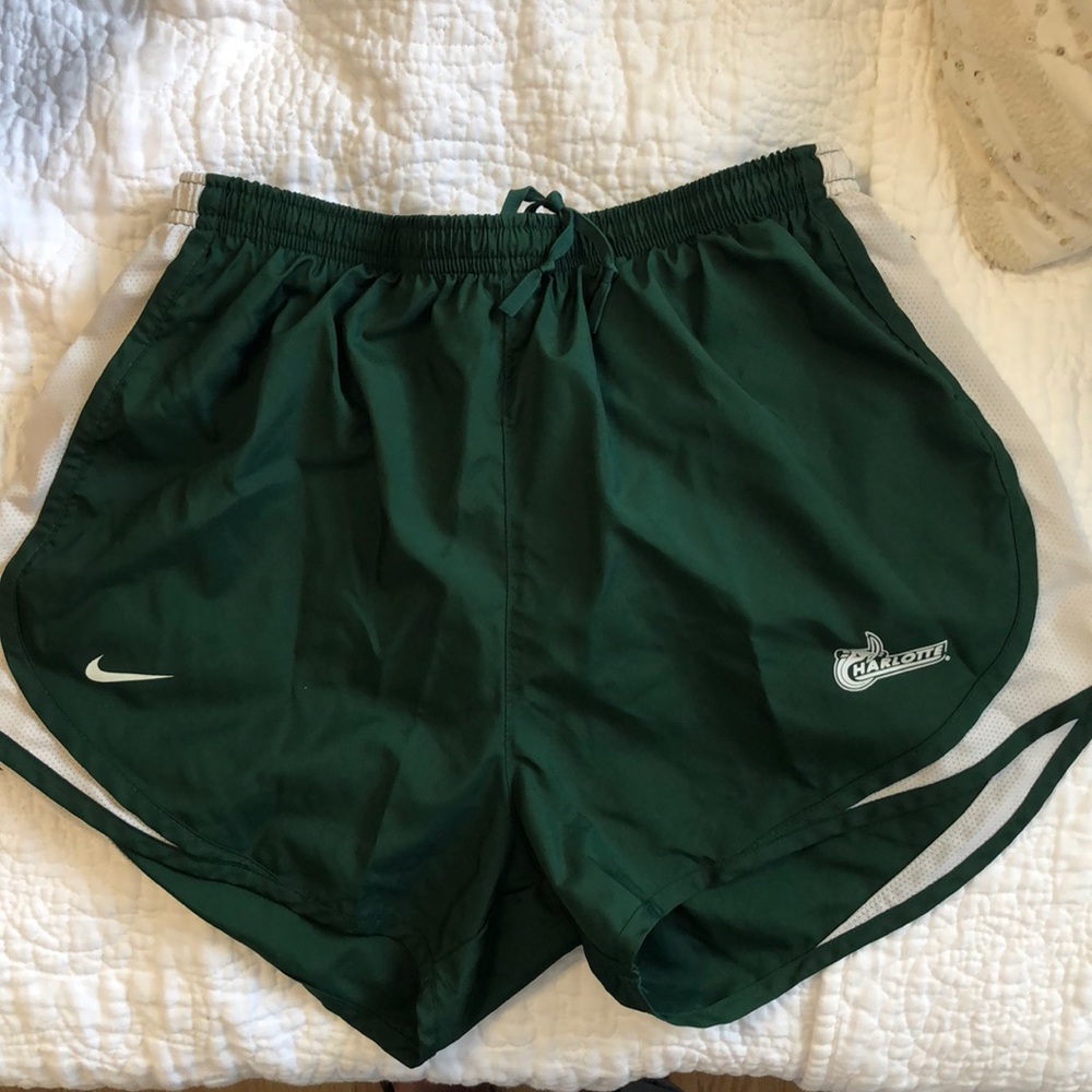 UNCC Nike running shorts